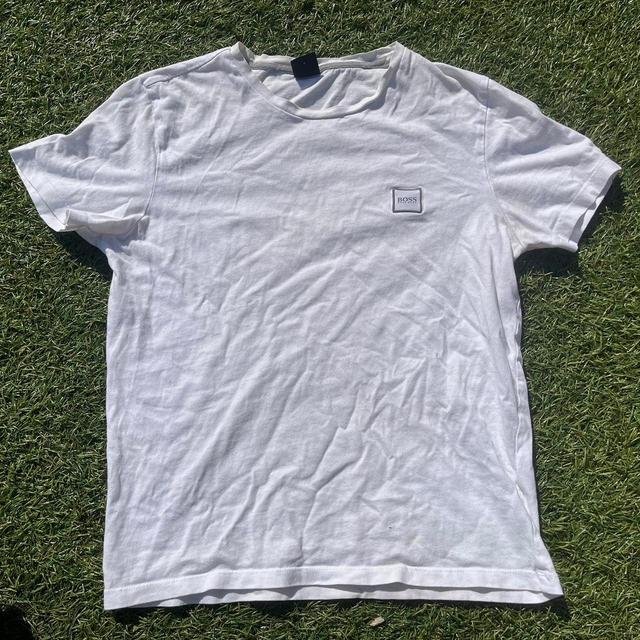 Hugo Boss Men's T-shirt - White - M on Productcaster.