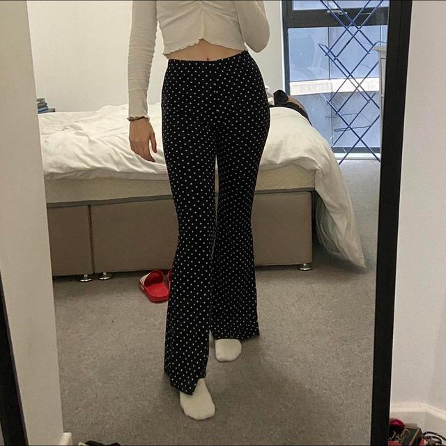 Nasty Gal Women's Flare Trousers - Black - UK 8 on Productcaster.