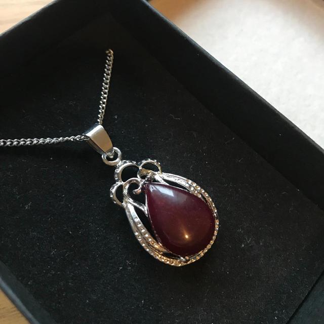 Custom Women's Necklace - Burgundy on Productcaster.