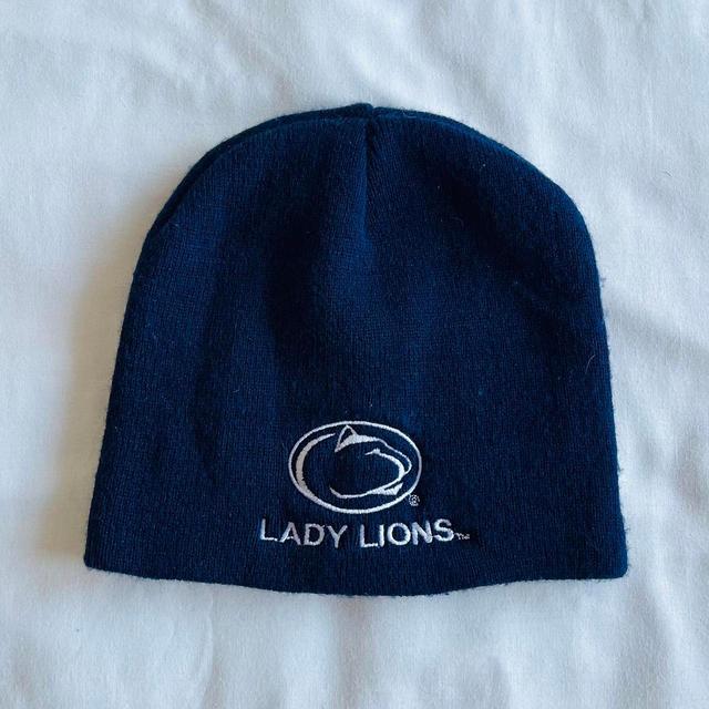 National Collegiate Athletic Association Women's Beanies - Navy/White on Productcaster.