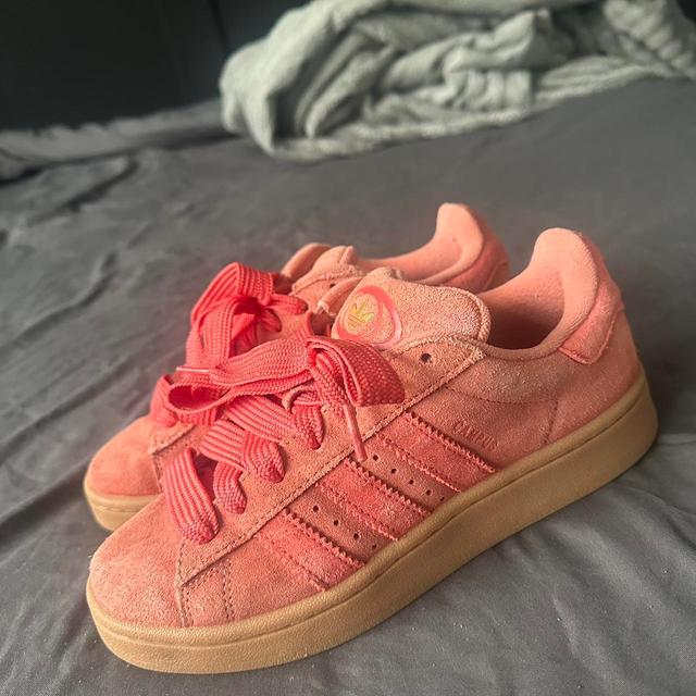 Adidas Women's Trainers - Pink/Orange - UK 5 on Productcaster.