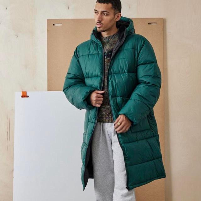 iets frans... Men's Coat - Green - S on Productcaster.