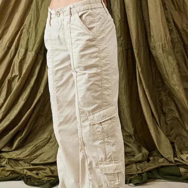 Urban Outfitters Women's Cargo Trousers - Tan - UK 6 on Productcaster.