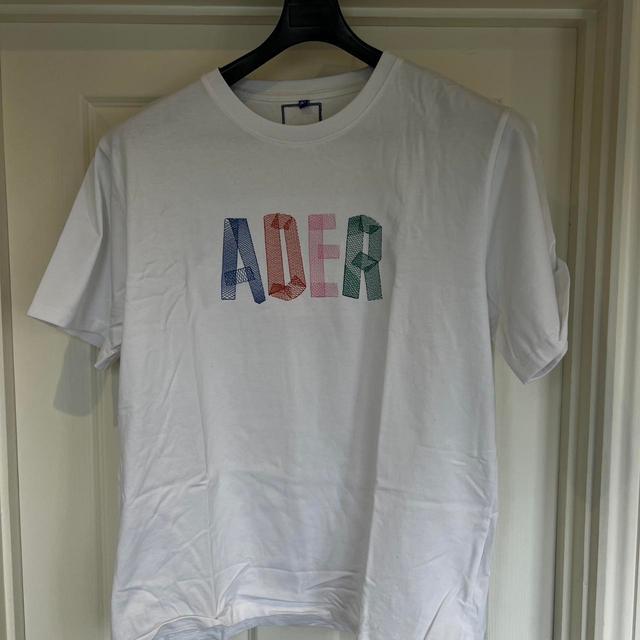 Ader Error Men's T-shirt - White - L on Productcaster.