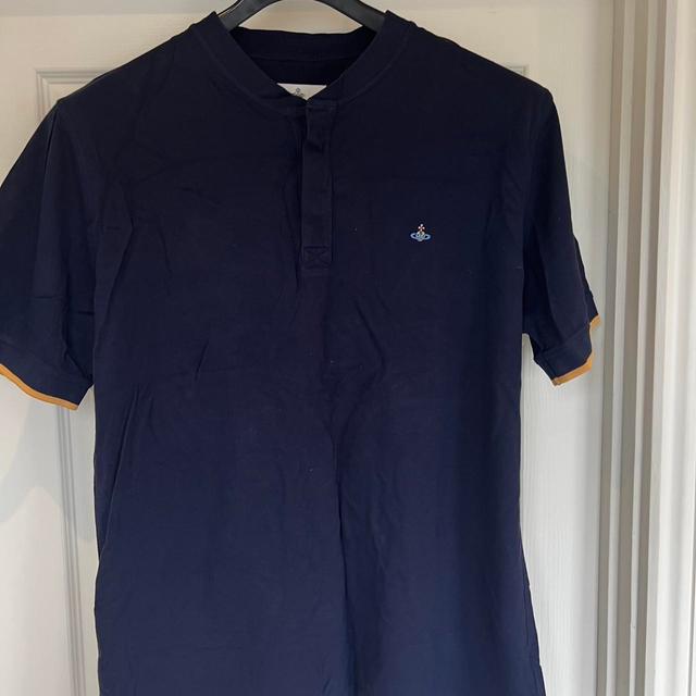 Vivienne Westwood Men's Polo shirt - Navy - XL on Productcaster.