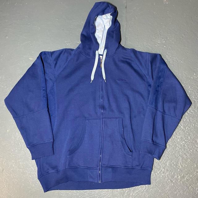 Umbro Men's Hoodie - Blue - XL on Productcaster.