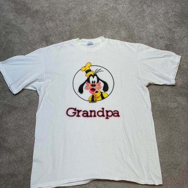 Disney Men's T-shirt - White - L on Productcaster.