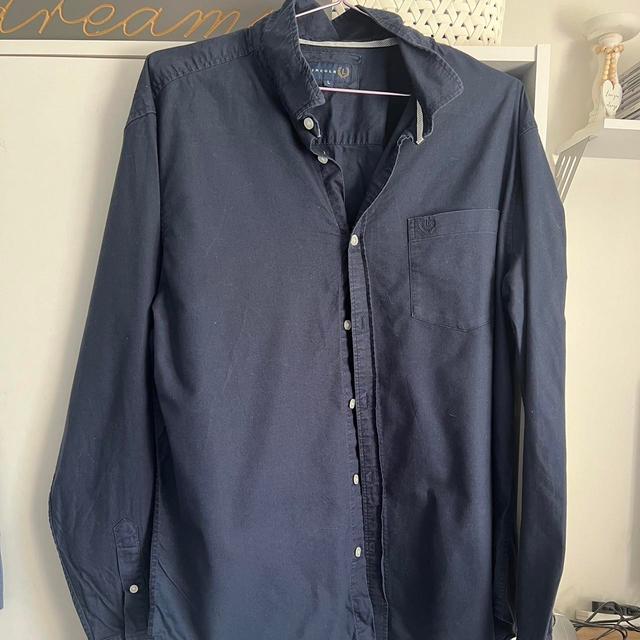 Men's Shirt - Blue/Navy - L on Productcaster.