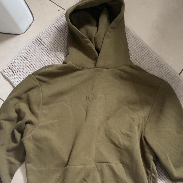 Essentials Men's Hoodie - Khaki - S on Productcaster.