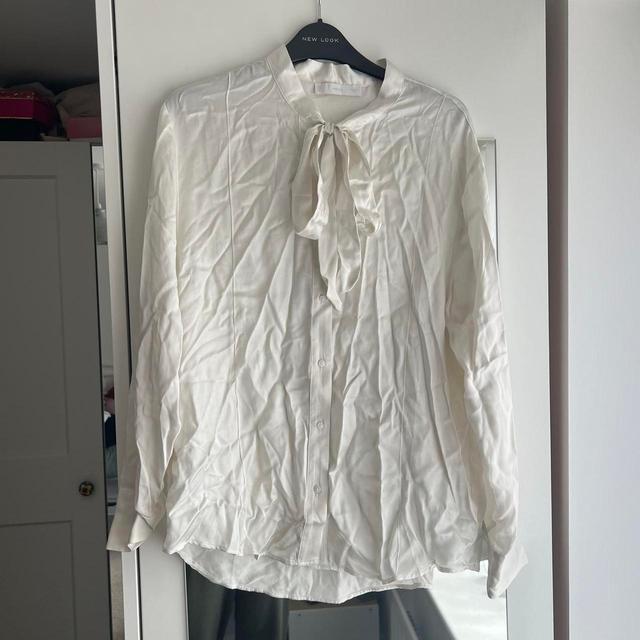 Mango Women's Shirt - White - M on Productcaster.