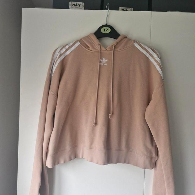 Adidas Women's Hoodie - Tan/Cream - 12 on Productcaster.