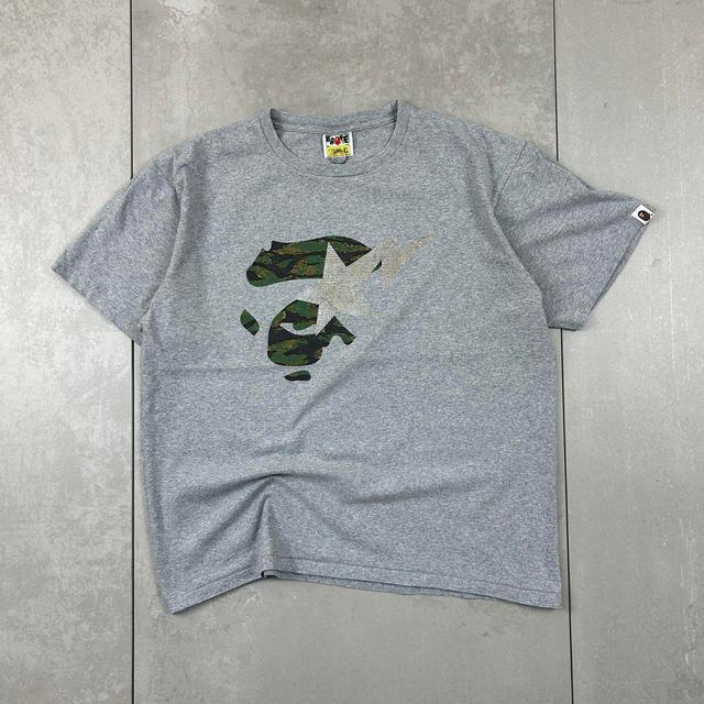 Vintage Men's T-shirt - Grey - L on Productcaster.