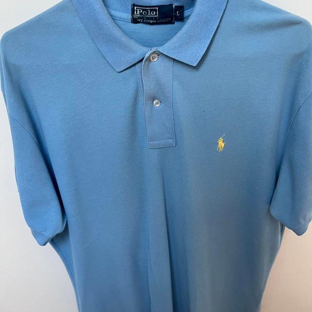 Polo Ralph Lauren Men's Polo shirt - Blue - L on Productcaster.