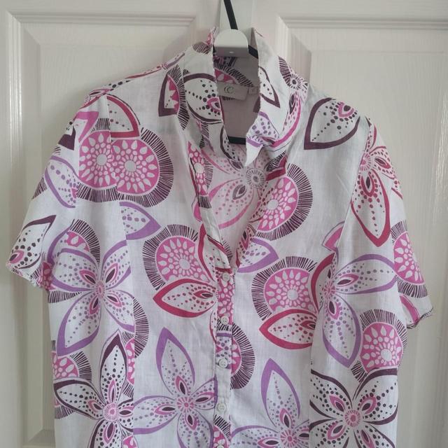 Designer Women's Blouse - Pink/Multi - 18 on Productcaster.