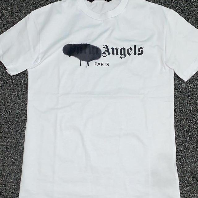 Palm Angels Men's T-shirt - White - M on Productcaster.