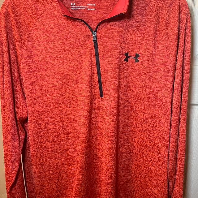 Under Armour Men's Sweatshirt - Red/Orange - L on Productcaster.