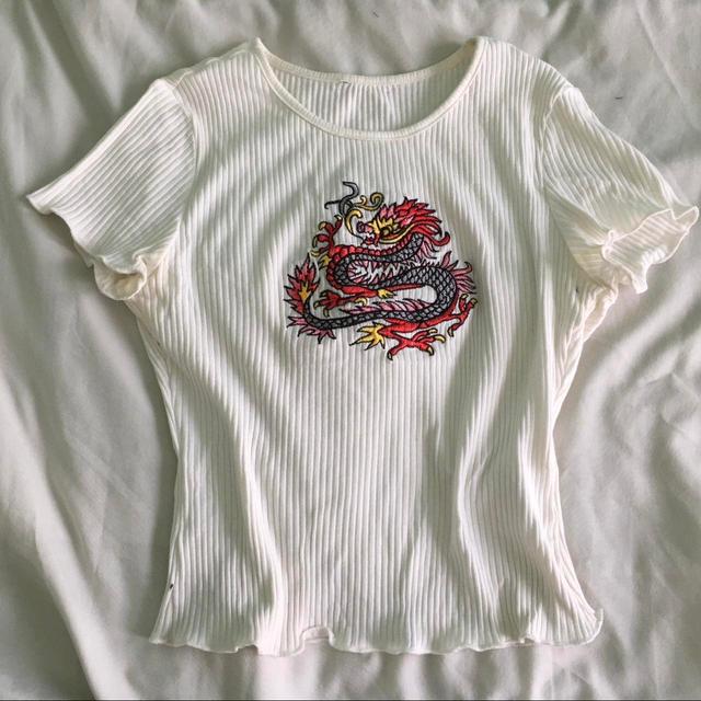 Vintage Women's T-shirt - White - 6 on Productcaster.