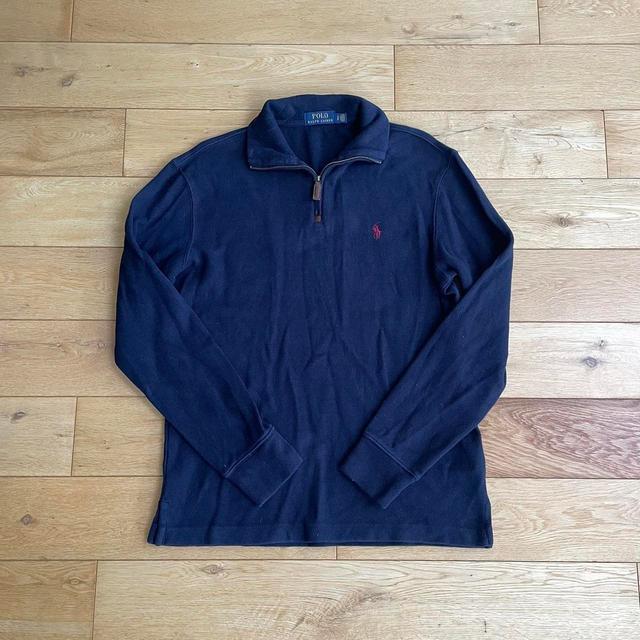 Ralph Lauren Men's Jumper - Navy/Blue - S on Productcaster.