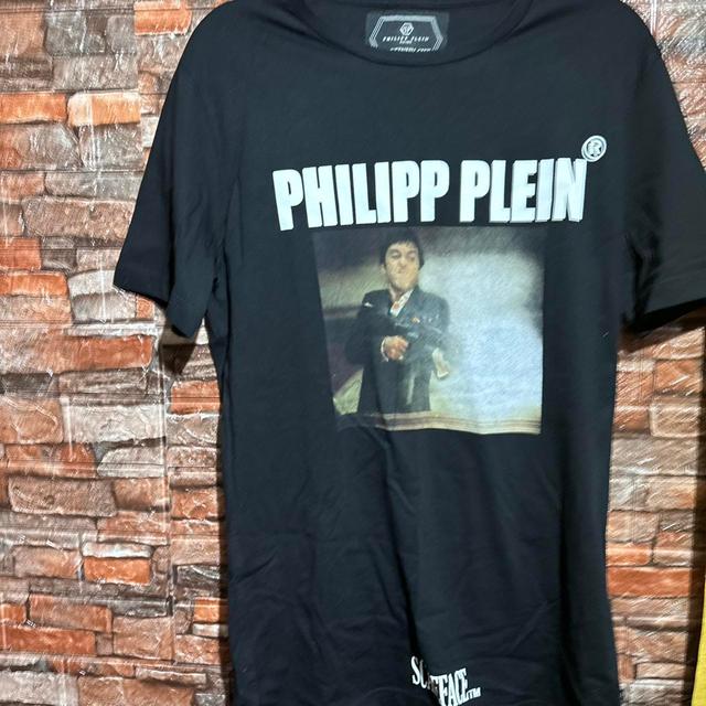 Philipp Plein Men's T-shirt - Black/Multi - L on Productcaster.