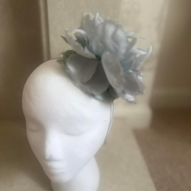 Handmade Women's Party Hat - Blue/Silver on Productcaster.