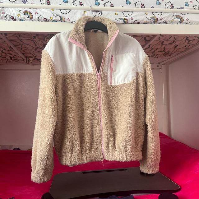 H&M Women's Jumper - Cream/Pink - XS on Productcaster.