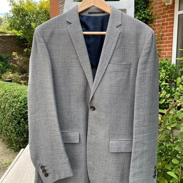 Designer Men's Tailored jacket - Grey - S on Productcaster.