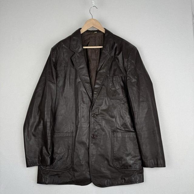 Vintage Men's Coat - Black - L on Productcaster.