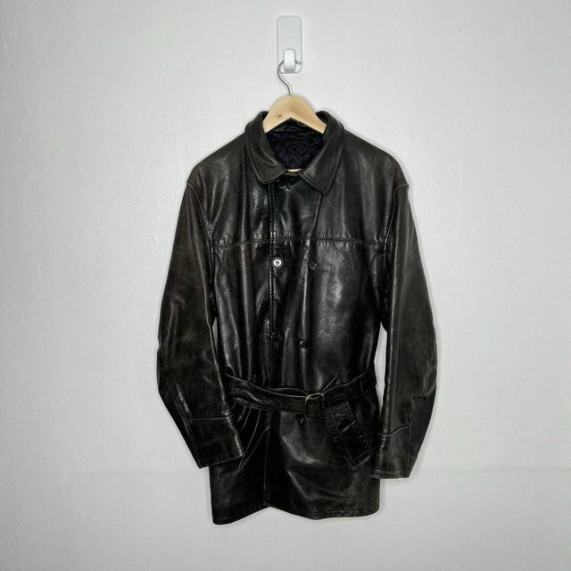 Vintage Men's Coat - Black - XL on Productcaster.