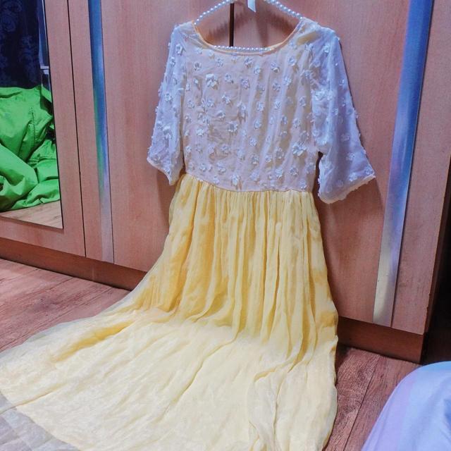 Designer Women's Dress - Yellow - 8 on Productcaster.