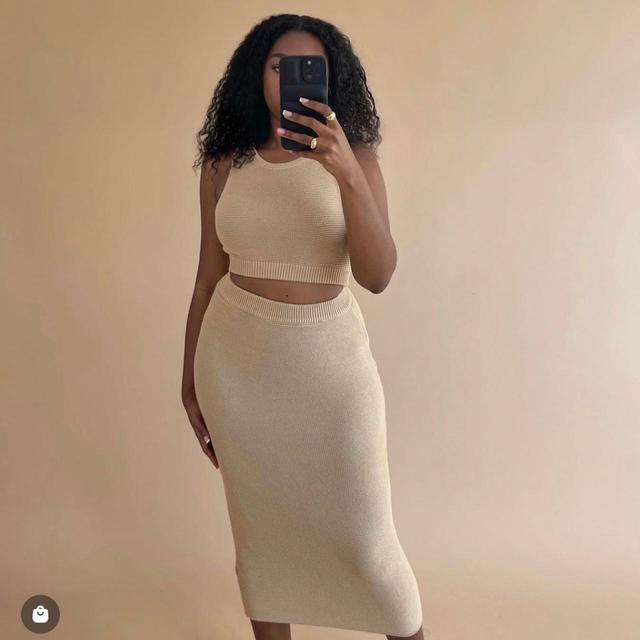 Women's Crop top - Tan - S on Productcaster.