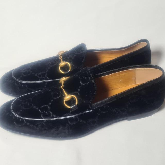 Gucci Men's Loafers - Black - UK 10.5 on Productcaster.