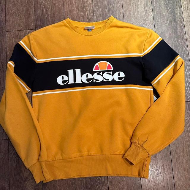 Ellesse Women's Sweatshirt - Yellow/Orange - 8 on Productcaster.