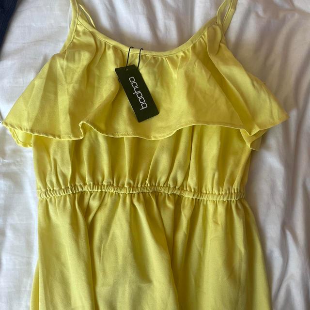 PrettyLittleThing Women's Dress - Yellow - 8 on Productcaster.