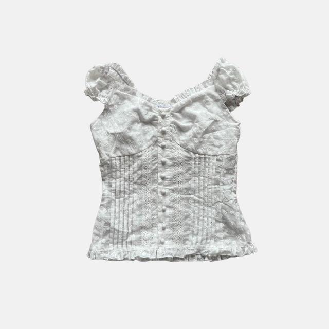 Women's Blouse - White - M on Productcaster.