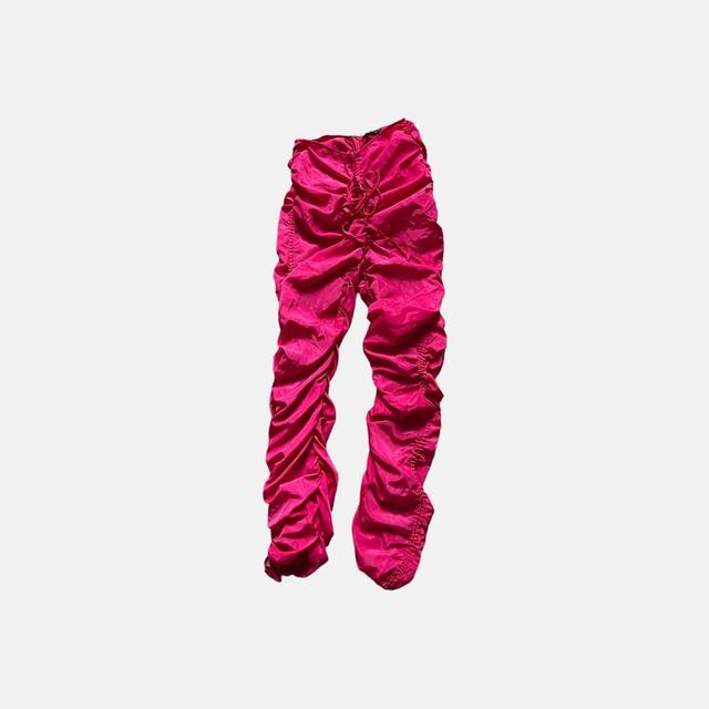 PrettyLittleThing Women's Trousers - Pink - UK 8 on Productcaster.