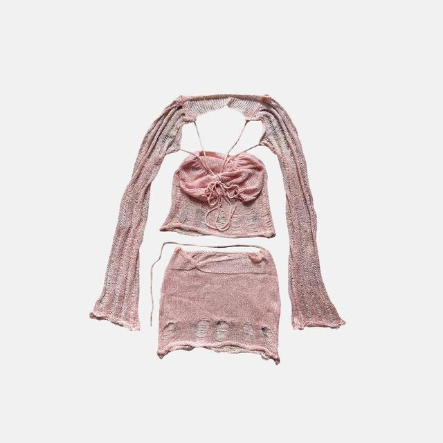 Women's Crop top - Pink - S on Productcaster.