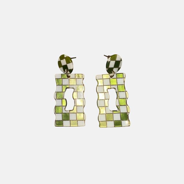 Women's Earrings - Green/Multi on Productcaster.