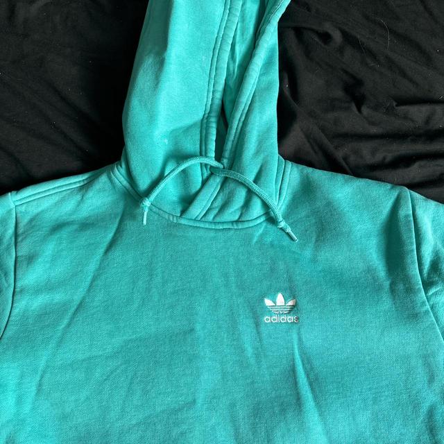 Adidas Men's Hoodie - Blue - S on Productcaster.