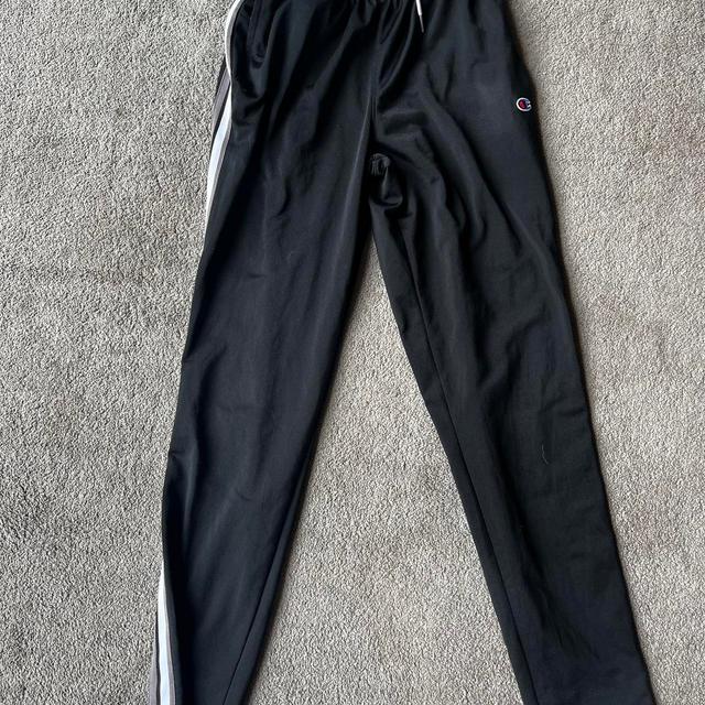 Champion Men's Sweatpants - Black/Grey - S on Productcaster.