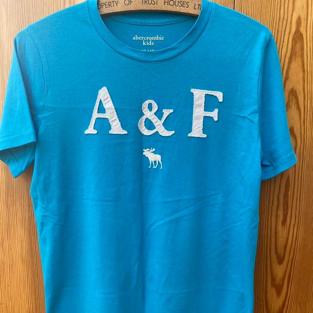 Abercrombie & Fitch Kids' T-shirt - Blue/White - 12 years on Productcaster.