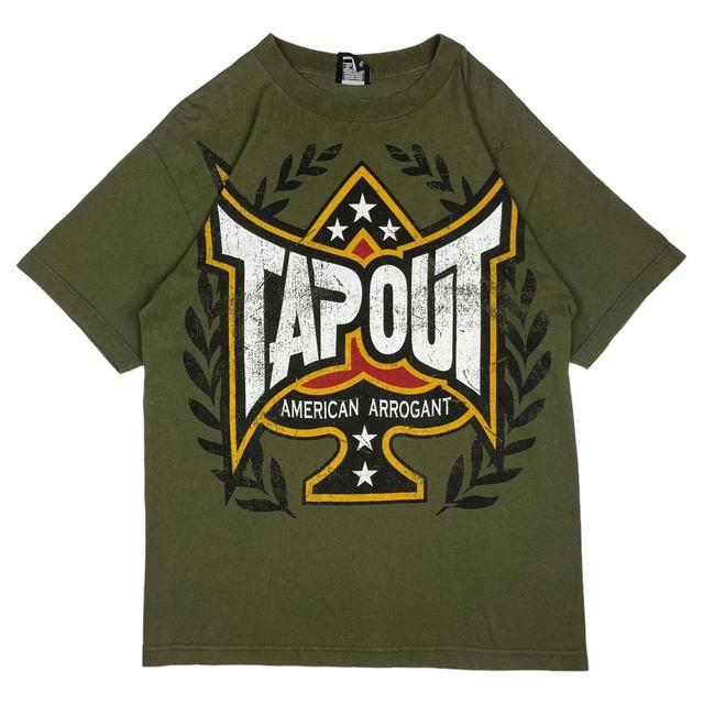 Tapout Men's T-shirt - Khaki/Multi - M on Productcaster.