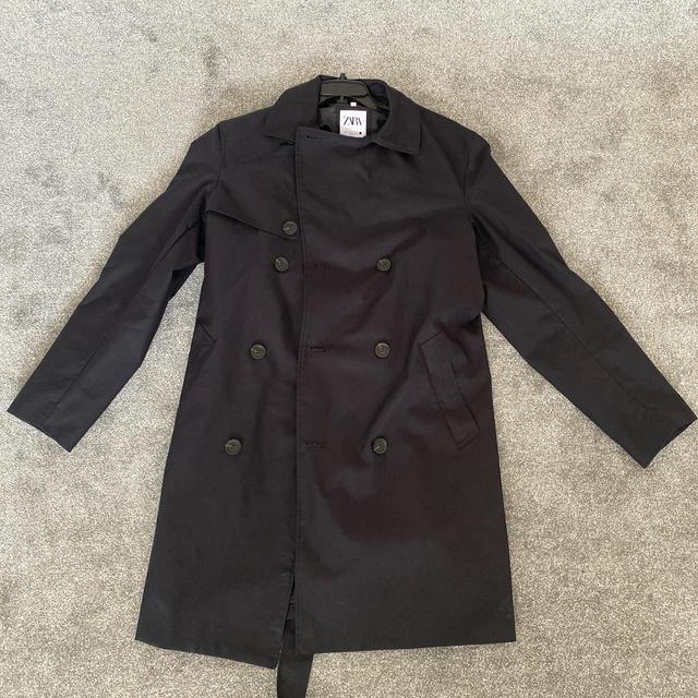 Zara Men's Coat - Black - M on Productcaster.