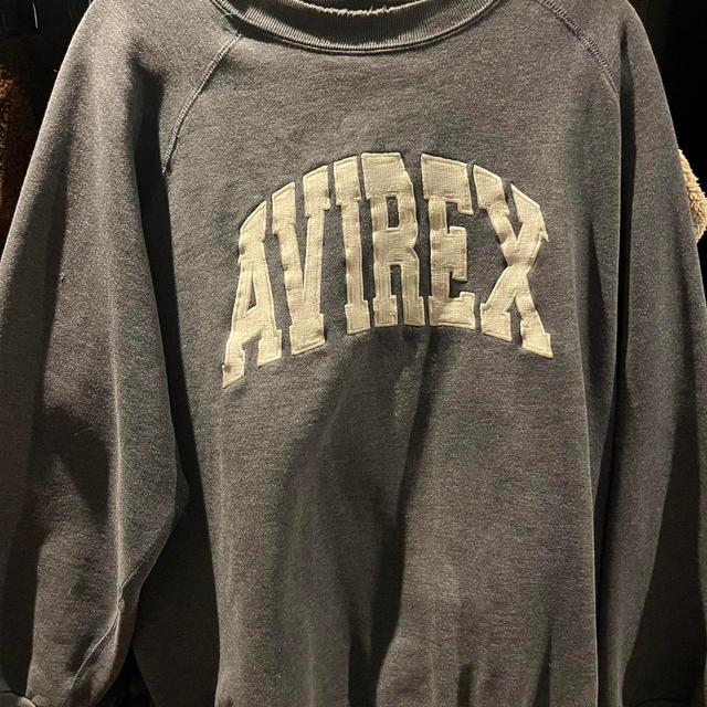 Avirex Men's Sweatshirt - Grey - M on Productcaster.