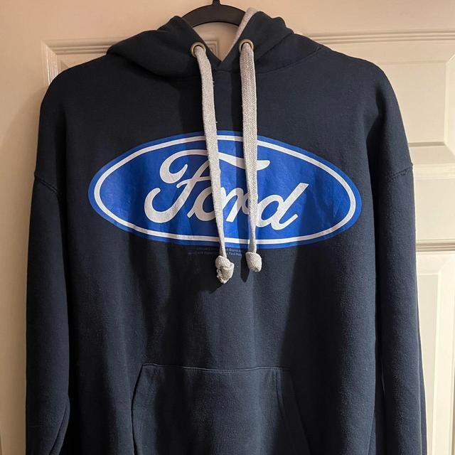 Ford Women's Hoodie - Navy/Blue - M on Productcaster.