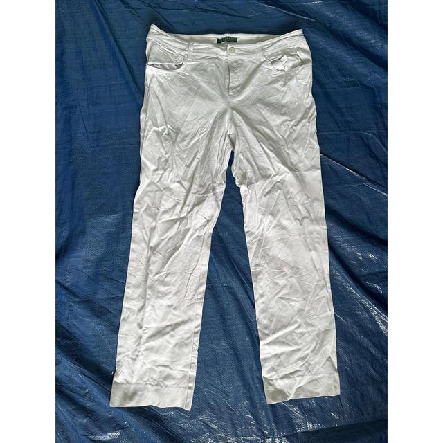 Ralph Lauren Women's Jeans - White - UK 12 on Productcaster.