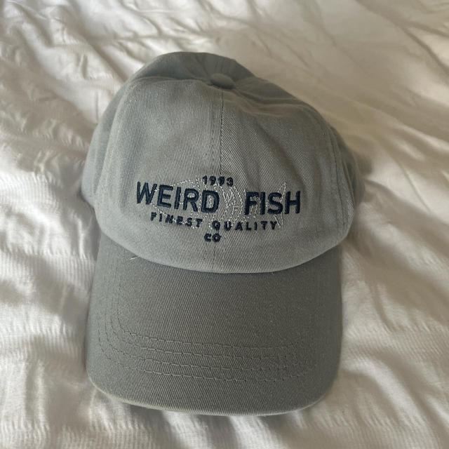 Weird Fish Men's Hat - Grey/Blue on Productcaster.