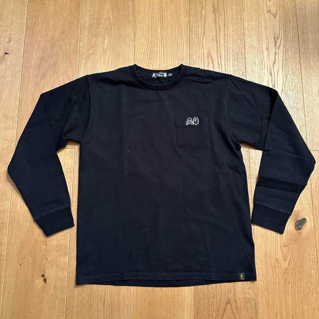 BAPE Men's T-shirt - Black/White - M on Productcaster.