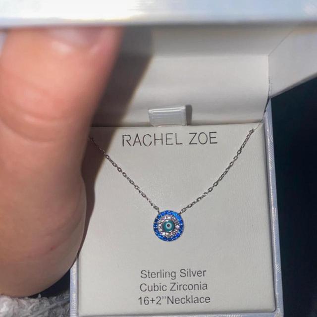 Rachel Zoe Women's Necklace - Silver/Blue on Productcaster.