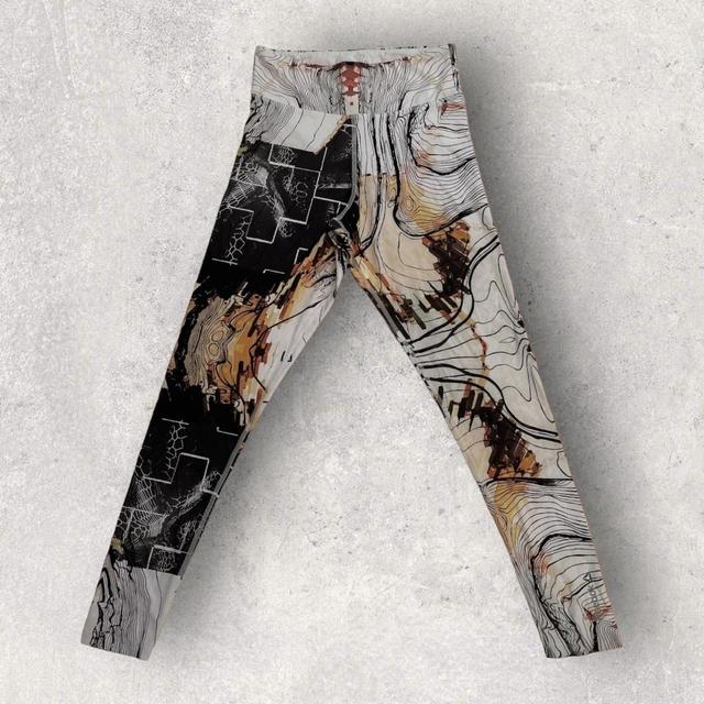 Reebok Women's Leggings - White/Multi - S on Productcaster.