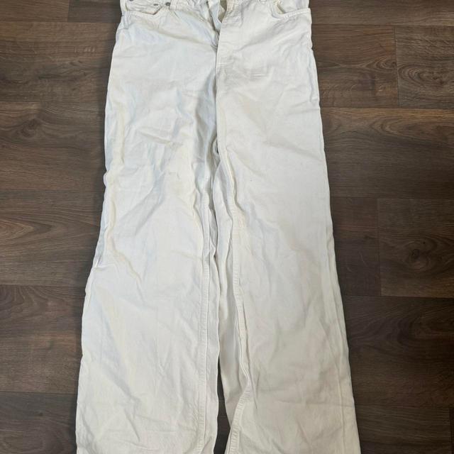 Zara Women's Trousers - White/Cream - 30" on Productcaster.